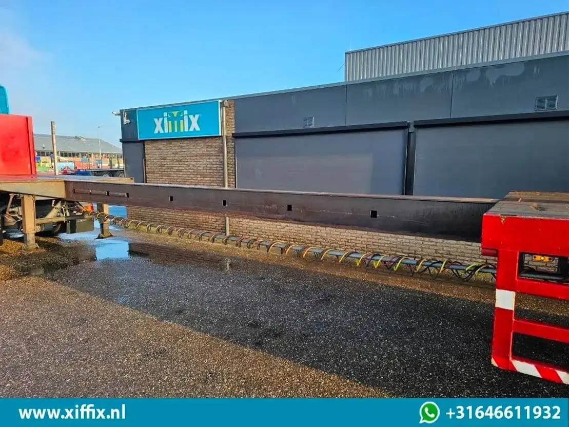 Lintrailers 3-ass. Vlakke uitschuifbare oplegger / Naloop gestuurd - Semirremolque plataforma/ Caja abierta: foto 5 Lintrailers 3-ass. Vlakke uitschuifbare oplegger / Naloop gestuurd - Semirremolque plataforma/ Caja abierta: foto 5