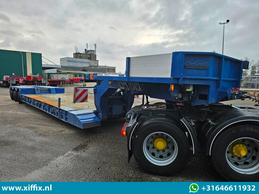 Semirremolque góndola rebajadas Nooteboom 3-ass. Uitschuifbare dieplader met afneembare nek / 3x gestuurd / 274 cm. Breed: foto 8