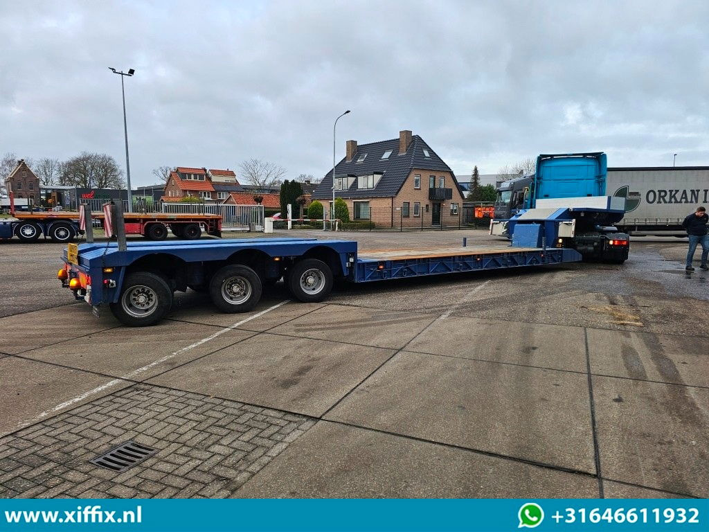 Semirremolque góndola rebajadas Nooteboom 3-ass. Uitschuifbare dieplader met afneembare nek / 3x gestuurd / 274 cm. Breed: foto 14