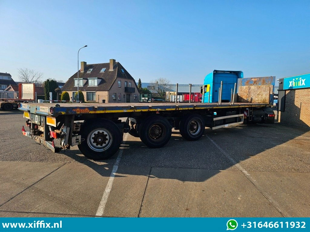 Semirremolque plataforma/ Caja abierta Nooteboom 3-ass. Vlakke uitschuifbare oplegger / 3x gestuurd: foto 10