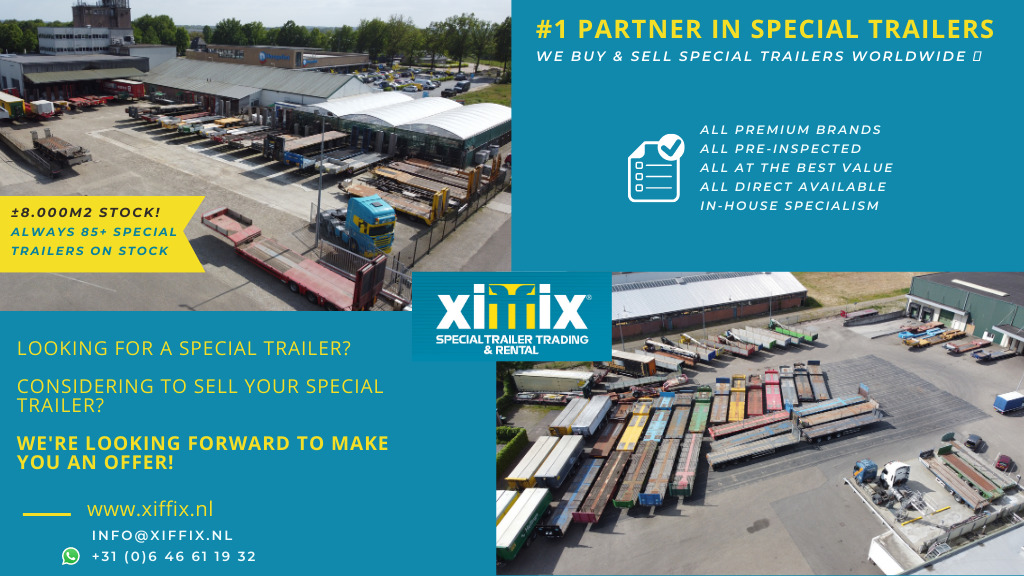 Semirremolque plataforma/ Caja abierta Nooteboom 3-ass. Vlakke uitschuifbare oplegger / 3x gestuurd: foto 15