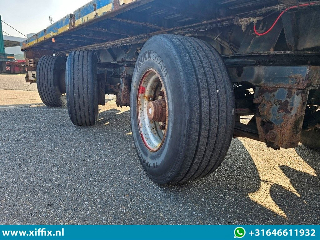 Semirremolque plataforma/ Caja abierta Nooteboom 3-ass. Vlakke uitschuifbare oplegger / 3x gestuurd: foto 11