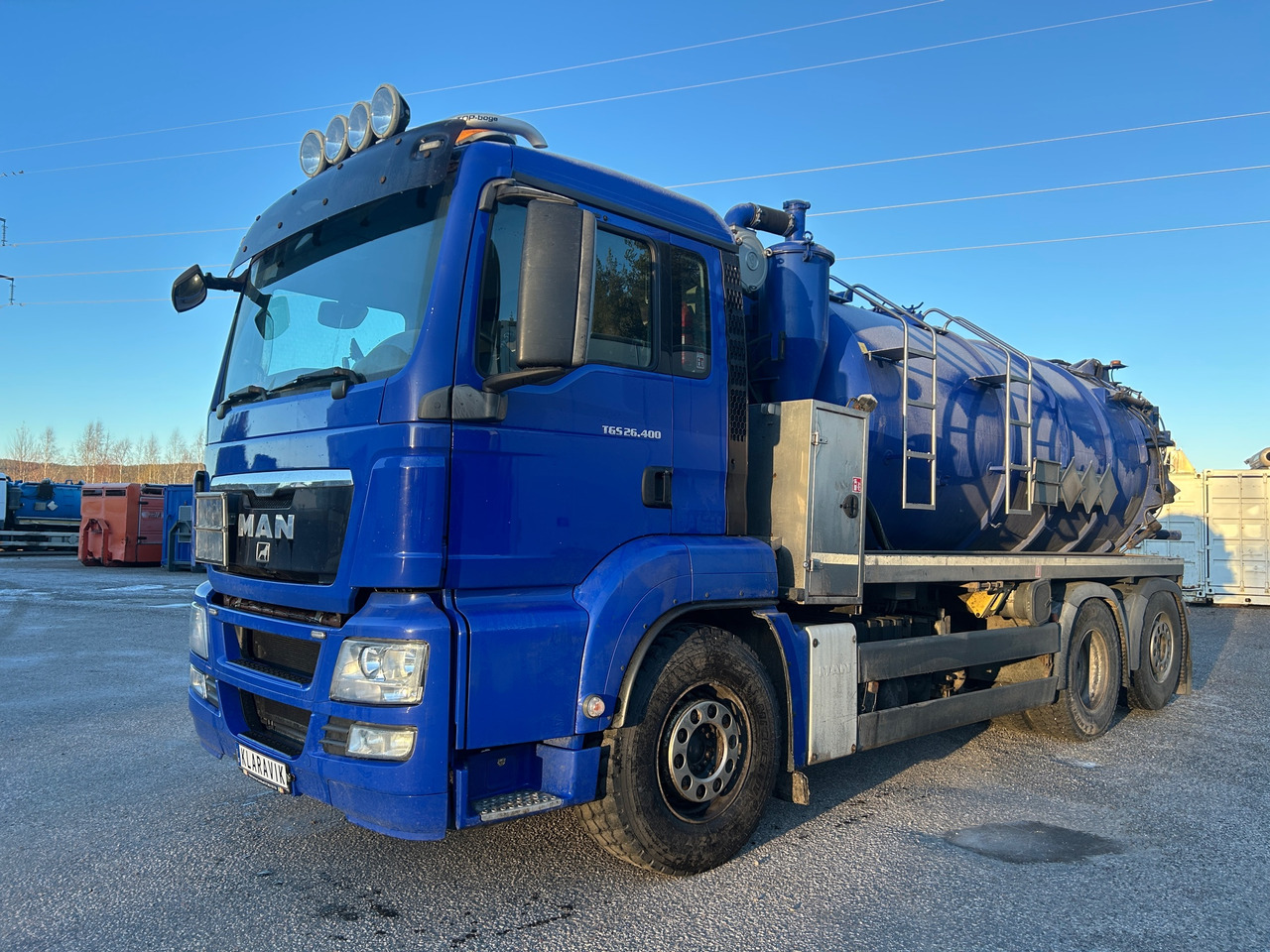 MAN TGS 26.400 6X2-2 BL - Limpieza de alcantarillado: foto 1 MAN TGS 26.400 6X2-2 BL - Limpieza de alcantarillado: foto 1