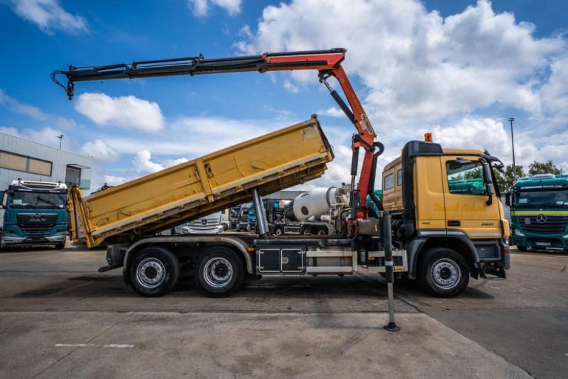 Mercedes ACTROS 2641-MP3-6x2-4+ PK 18 T/m/3XHydr. - Camión volquete, Camión grúa: foto 3 Mercedes ACTROS 2641-MP3-6x2-4+ PK 18 T/m/3XHydr. - Camión volquete, Camión grúa: foto 3