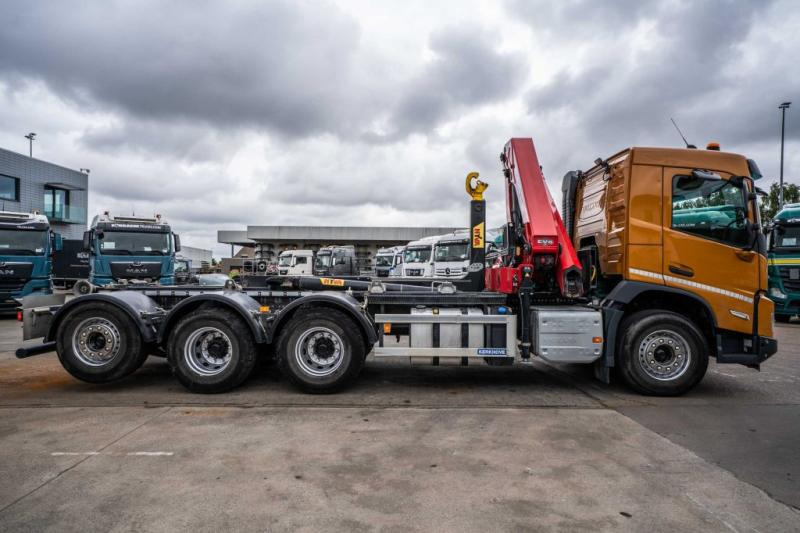 Camión multibasculante, Camión grúa Volvo FMX 430-8x4+HMF 2820/6xhydr.: foto 9 Camión multibasculante, Camión grúa Volvo FMX 430-8x4+HMF 2820/6xhydr.: foto 9