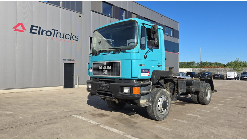 MAN 19.342 (4X4 / ALLRAD / AUXILAIRY / EURO 2 / FULL STEEL SUSP. / LAMES) - Camión chasis: foto 1 MAN 19.342 (4X4 / ALLRAD / AUXILAIRY / EURO 2 / FULL STEEL SUSP. / LAMES) - Camión chasis: foto 1