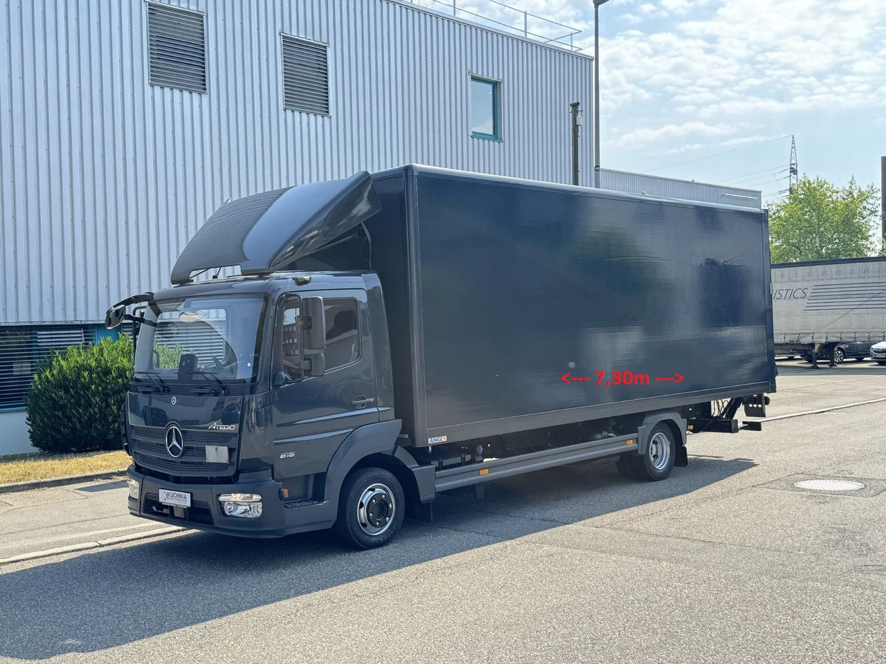 Mercedes-Benz Atego 818L Koffer 7,3m LBW Klima Automatik - Furgoneta caja cerrada: foto 1 Mercedes-Benz Atego 818L Koffer 7,3m LBW Klima Automatik - Furgoneta caja cerrada: foto 1
