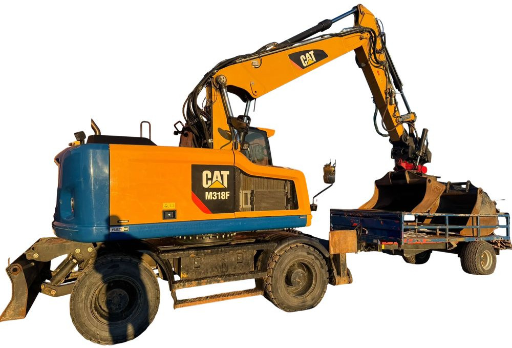 Caterpillar M318F, 2018 ROK, PODPORY + PŁUG, ROTOTILT - Excavadora de ruedas: foto 4 Caterpillar M318F, 2018 ROK, PODPORY + PŁUG, ROTOTILT - Excavadora de ruedas: foto 4