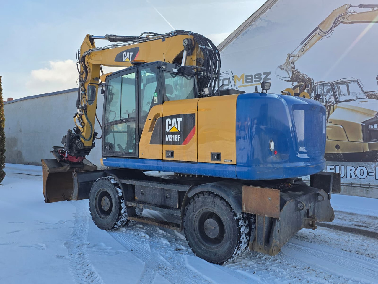 Caterpillar M318F, 2018 ROK, PODPORY + PŁUG, ROTOTILT - Excavadora de ruedas: foto 3 Caterpillar M318F, 2018 ROK, PODPORY + PŁUG, ROTOTILT - Excavadora de ruedas: foto 3