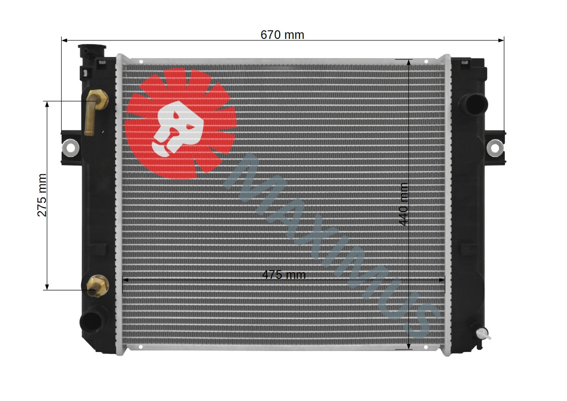 HYSTER WÓZEK WIDŁOWY - Radiador para Carretilla elevadora: foto 2 HYSTER WÓZEK WIDŁOWY - Radiador para Carretilla elevadora: foto 2