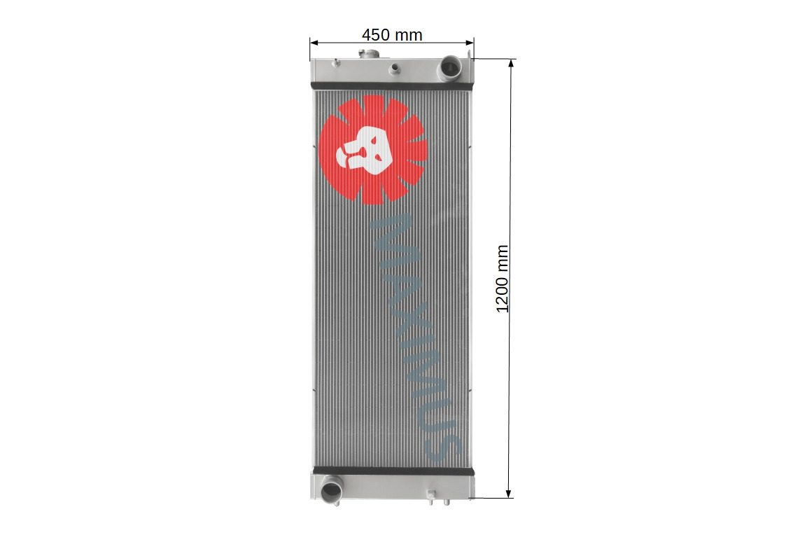 KOMATSU PC300 PC400 PC450 - Radiador para Excavadora: foto 2 KOMATSU PC300 PC400 PC450 - Radiador para Excavadora: foto 2