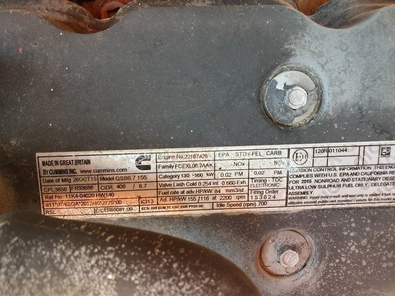 Excavadora de ruedas Hyundai HW140: foto 13