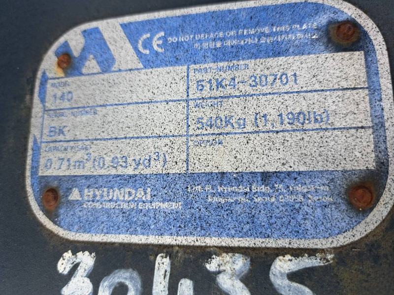 Excavadora de ruedas Hyundai HW140: foto 6