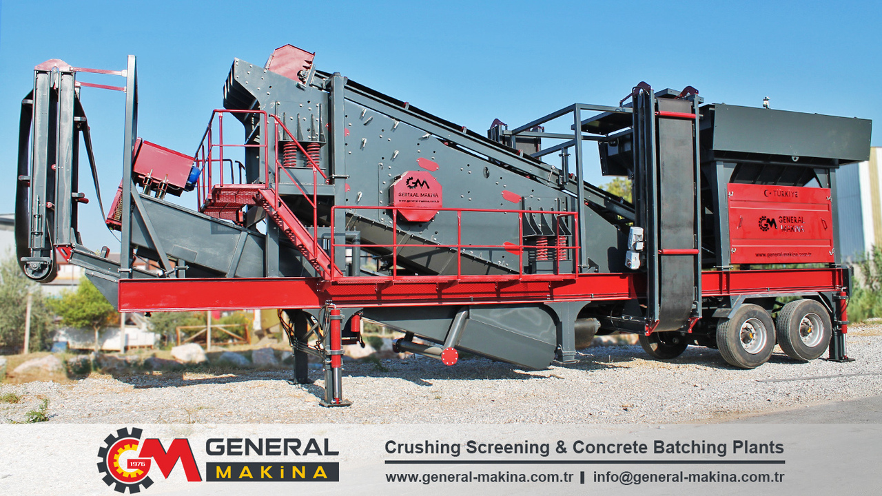 Cribadora nuevo General Makina 1240 Mobile Screening and Washing Plant: foto 6
