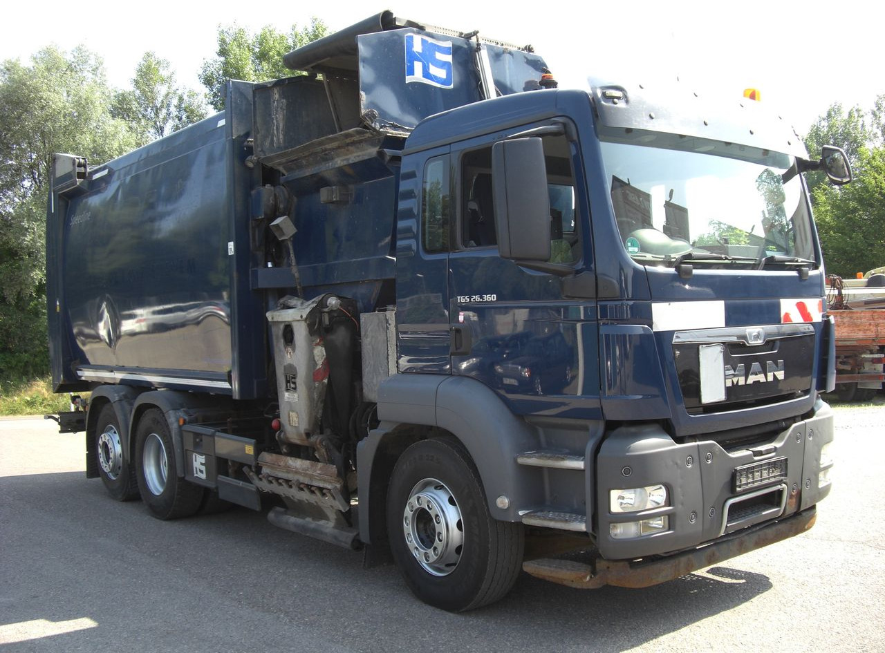 MAN 26360FNLL / SEITENLADER - Camión de basura: foto 2 MAN 26360FNLL / SEITENLADER - Camión de basura: foto 2