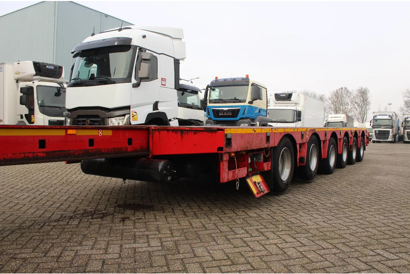 Broshuis * 6ABSD-85 * 4X HYDRAULIC STEERING AXLE * EXTENDABLE 8MTR * - Semirremolque góndola rebajadas: foto 2 Broshuis * 6ABSD-85 * 4X HYDRAULIC STEERING AXLE * EXTENDABLE 8MTR * - Semirremolque góndola rebajadas: foto 2