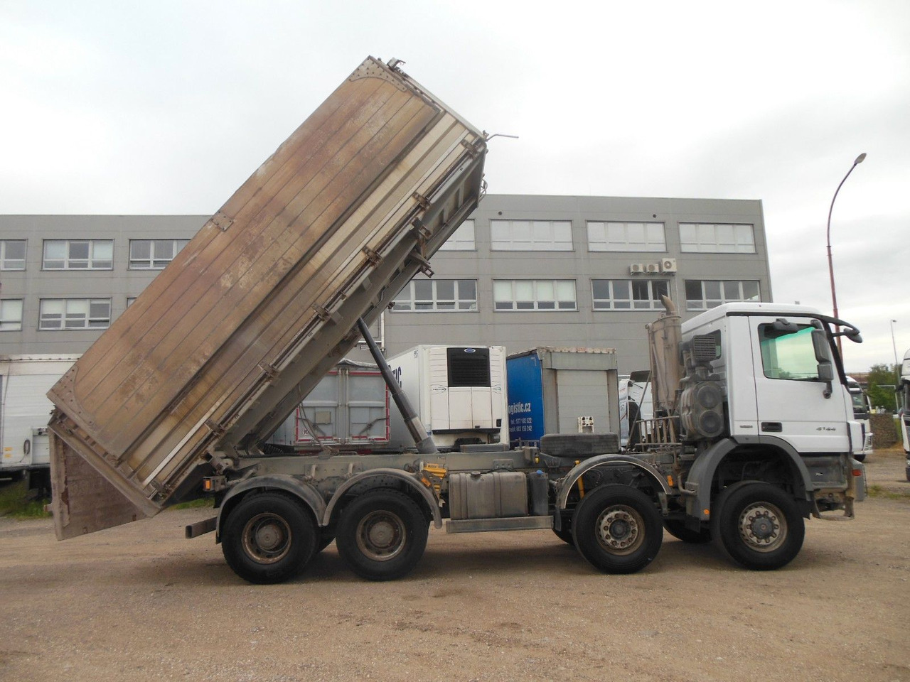 Camión volquete Mercedes-Benz ACTROS 4144, 8X6, 3 PEDALE, MEILLER, BODRMATIC: foto 9