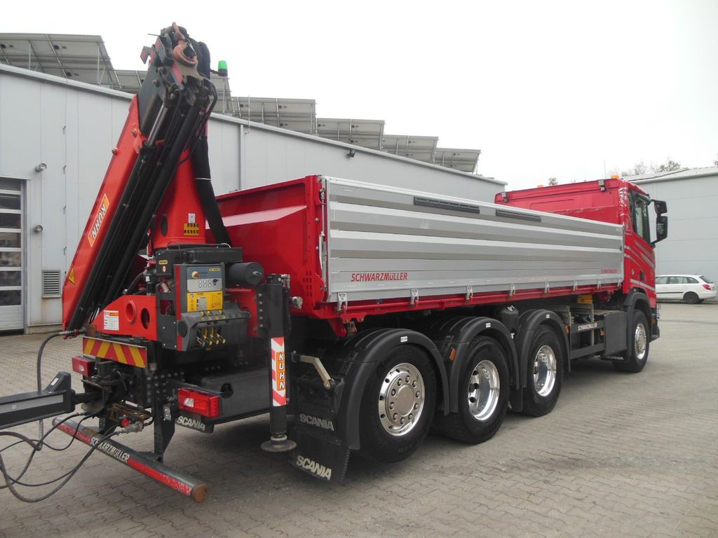 Scania R 580,8X4,KIPPER,BORDMATIC,PALFINGER PK 19.001 Scania R 580,8X4,KIPPER,BORDMATIC,PALFINGER PK 19.001 - Camión grúa, Camión volquete: foto 3 Scania R 580,8X4,KIPPER,BORDMATIC,PALFINGER PK 19.001 Scania R 580,8X4,KIPPER,BORDMATIC,PALFINGER PK 19.001 - Camión grúa, Camión volquete: foto 3