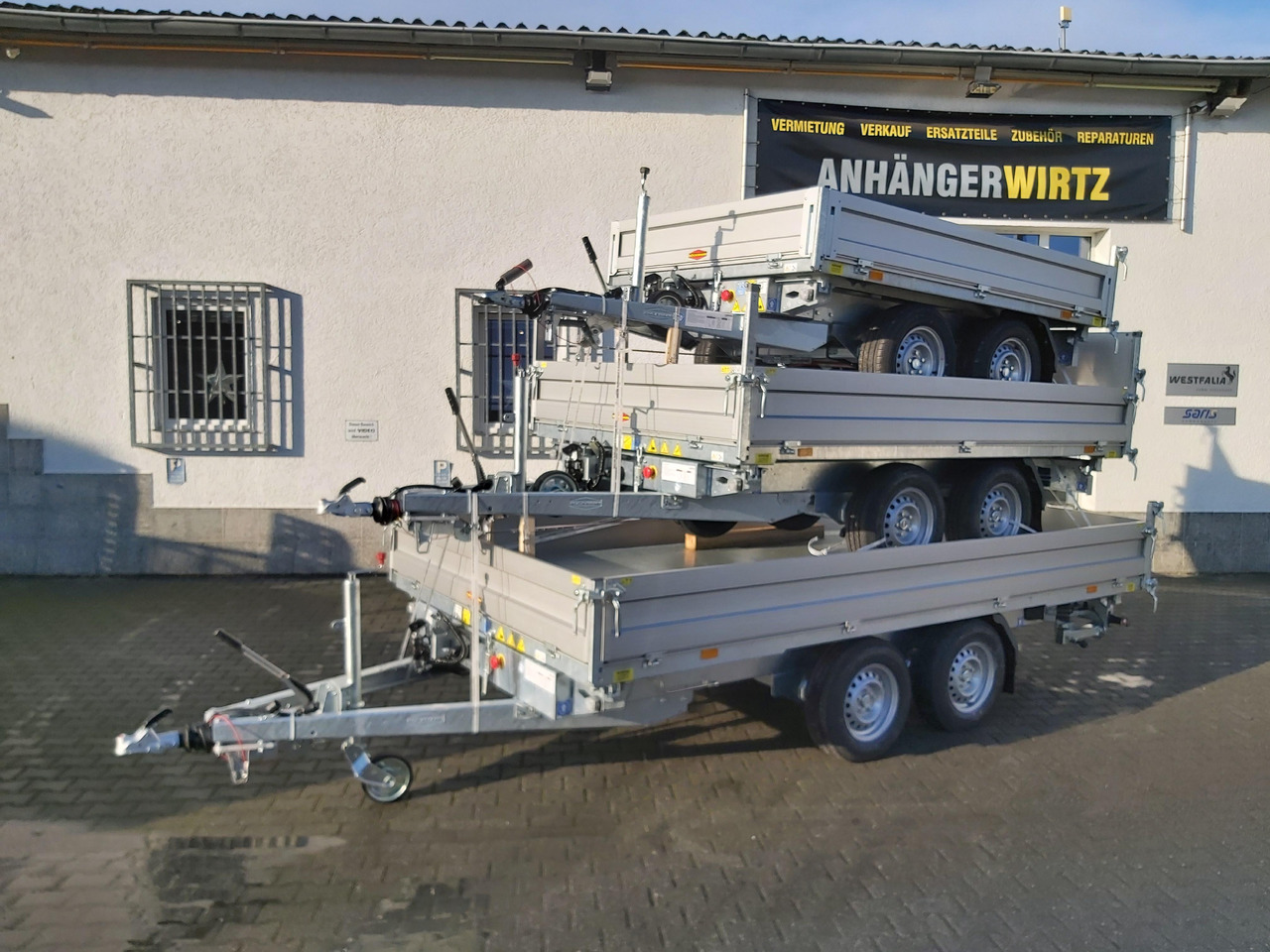 Böckmann Kipper DK AL 4121/35 Profi Elektrisch + NHP (XL) 3500kg Modell 2022 - Remolque volquete: foto 1 Böckmann Kipper DK AL 4121/35 Profi Elektrisch + NHP (XL) 3500kg Modell 2022 - Remolque volquete: foto 1