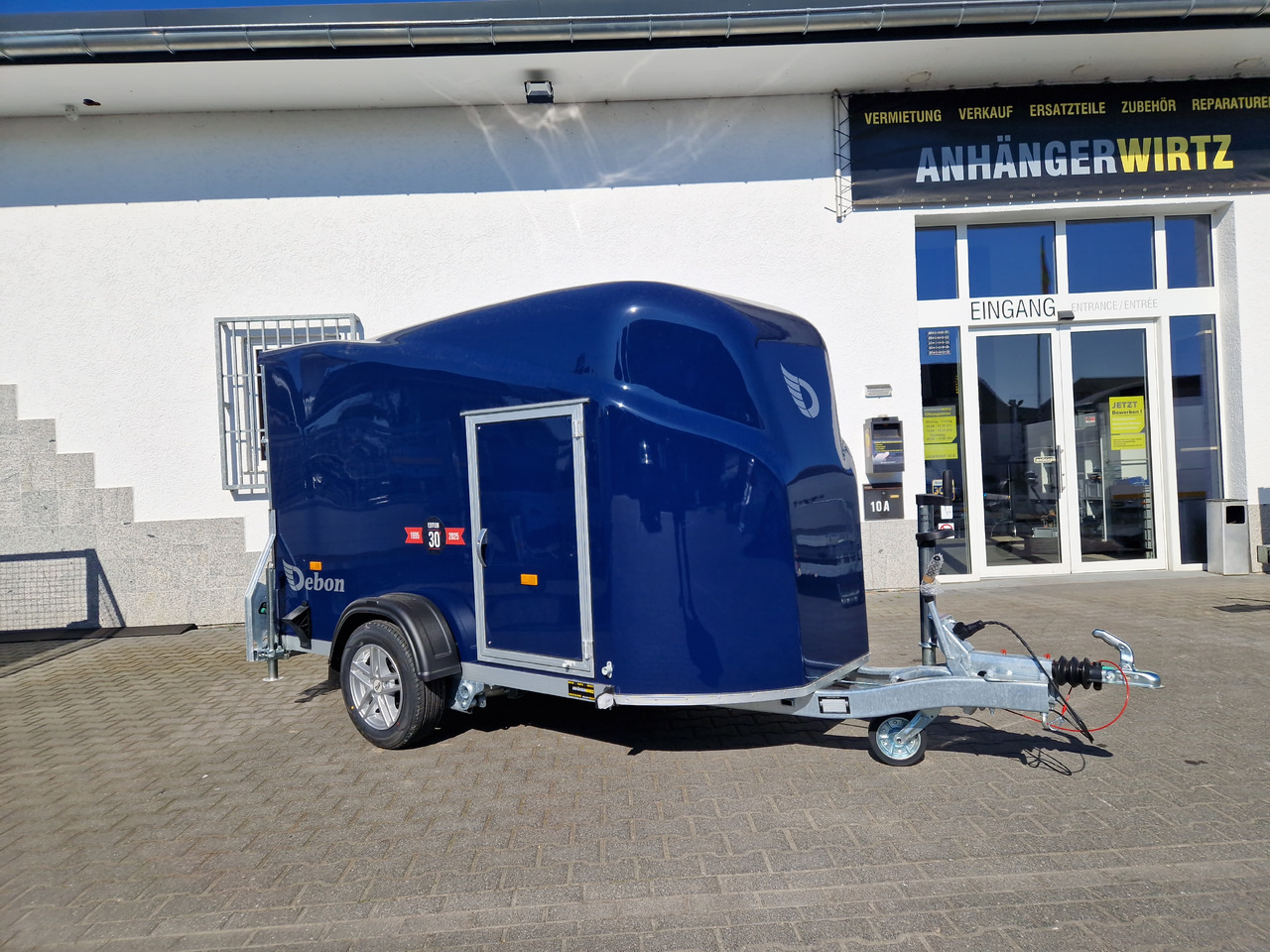 Debon Cargo 1300 300x152x168cm royal blau Seitentür Alufelgen Pullman 1300kg 100km/H Modell 2025 - Remolque de coche: foto 2 Debon Cargo 1300 300x152x168cm royal blau Seitentür Alufelgen Pullman 1300kg 100km/H Modell 2025 - Remolque de coche: foto 2