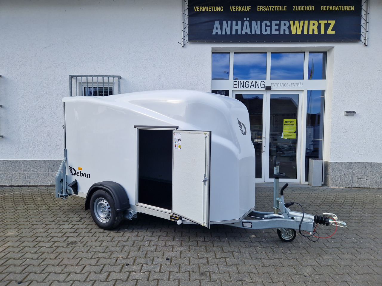 Debon Cargo 1300 300x152x168cm white Seitentür Pullman II 100km/H 1300kg Modell 2025 - Remolque caja cerrada: foto 2 Debon Cargo 1300 300x152x168cm white Seitentür Pullman II 100km/H 1300kg Modell 2025 - Remolque caja cerrada: foto 2