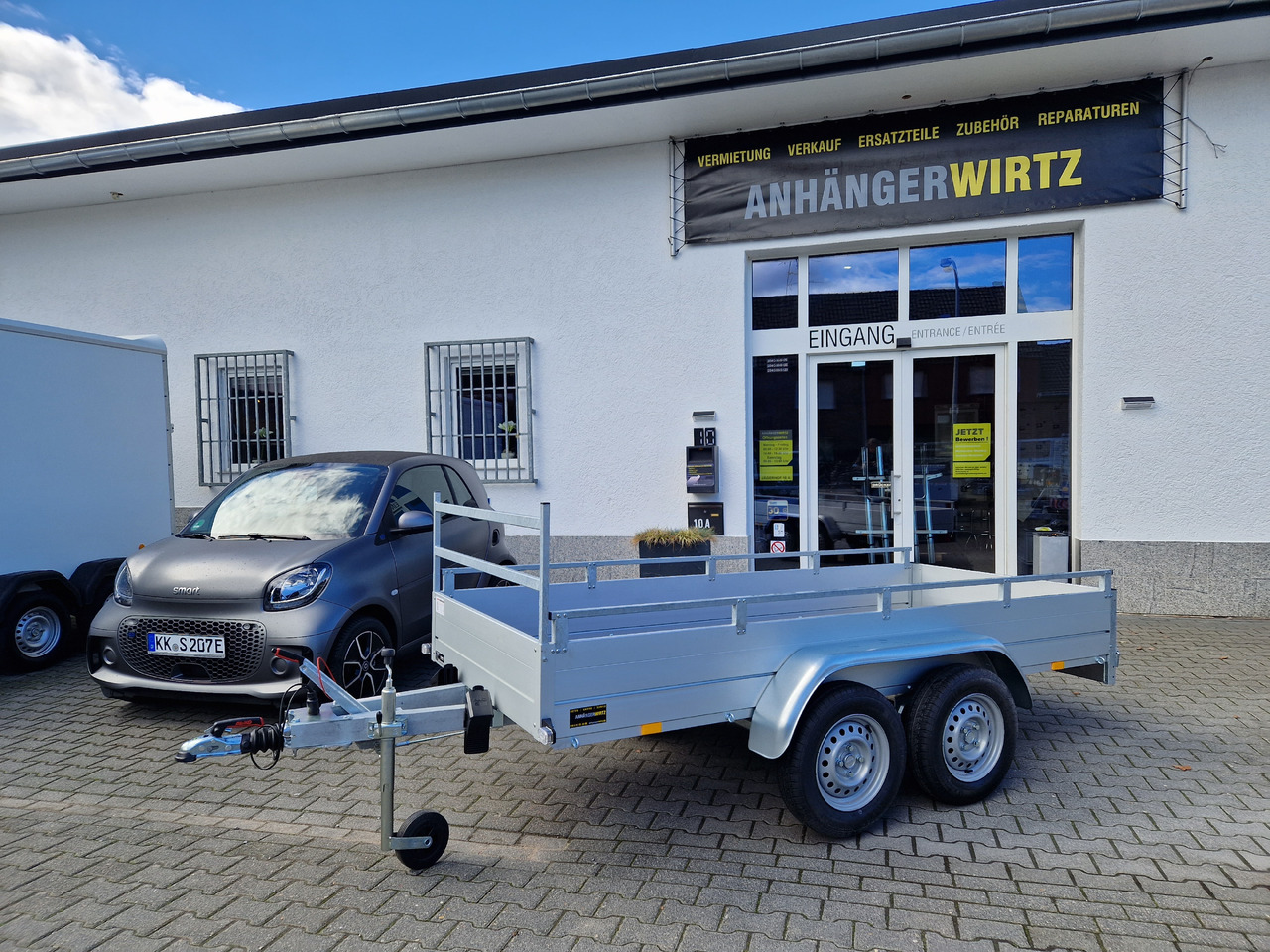 GTT 2000 R 301x126 Aluliner Reling H Gestell 2000kg AKTION - Remolque plataforma/ Caja abierta: foto 2 GTT 2000 R 301x126 Aluliner Reling H Gestell 2000kg AKTION - Remolque plataforma/ Caja abierta: foto 2