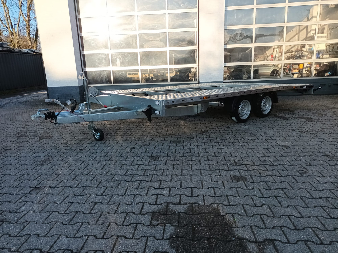 Remolque portavehículos Martz GT UNIDECK PLUS 450/2 S 2,7T Lohr Stahl Fahrschienen Winde 13" 2700kg: foto 11