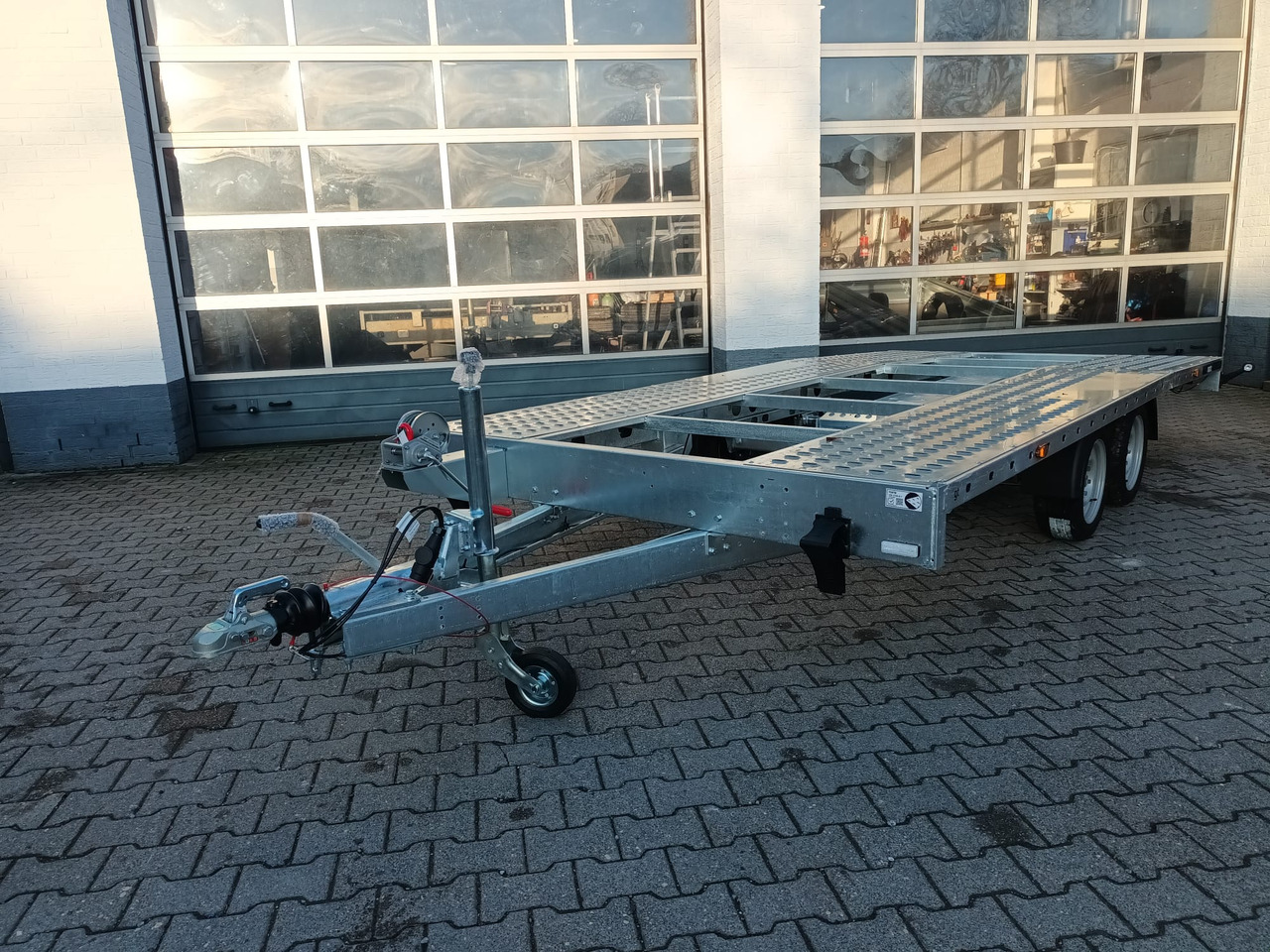 Remolque portavehículos Martz GT UNIDECK PLUS 450/2 S 2,7T Lohr Stahl Fahrschienen Winde 13" 2700kg: foto 9