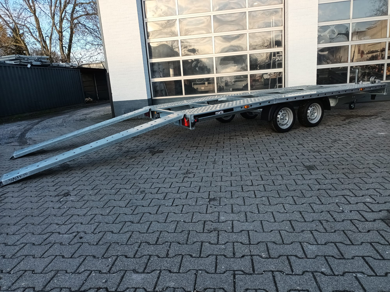 Remolque portavehículos Martz GT UNIDECK PLUS 450/2 S 2,7T Lohr Stahl Fahrschienen Winde 13" 2700kg: foto 15