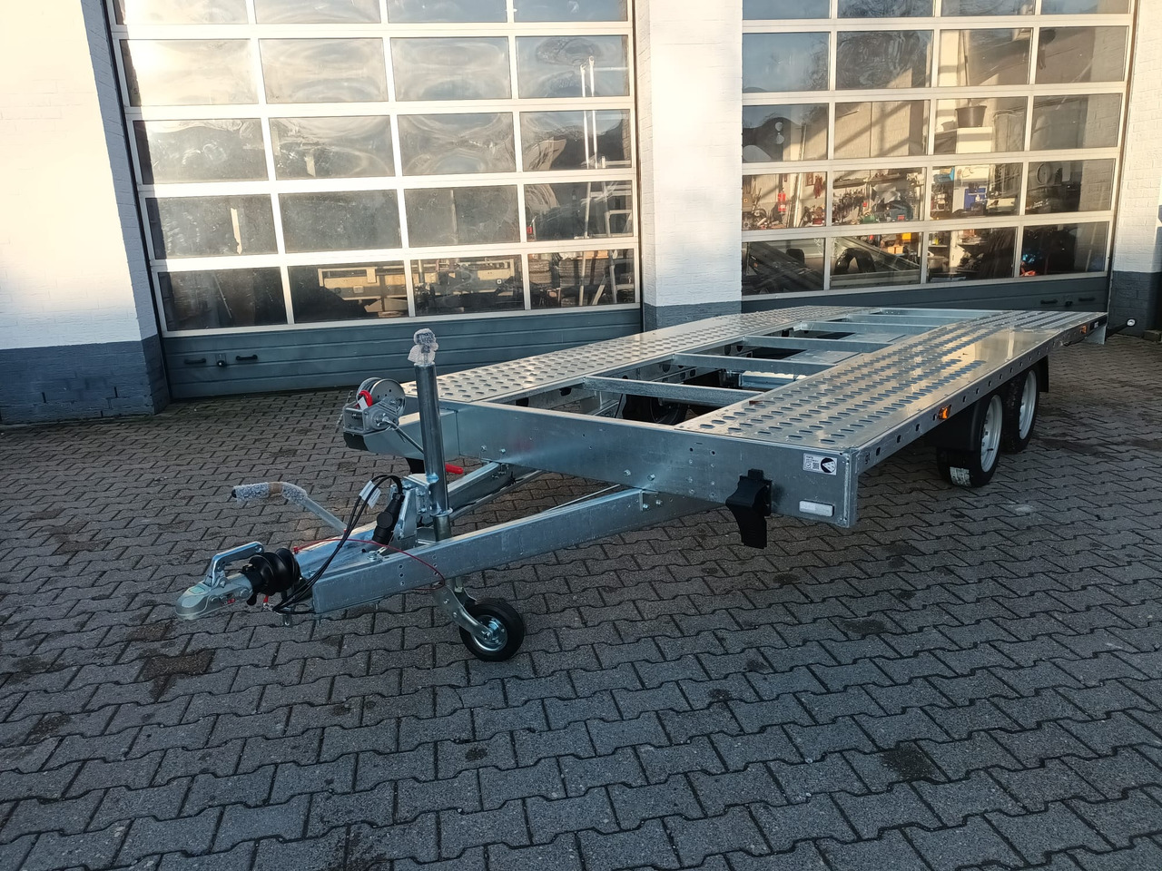 Remolque portavehículos Martz GT UNIDECK PLUS 450/2 S 2,7T Lohr Stahl Fahrschienen Winde 13" 2700kg: foto 10