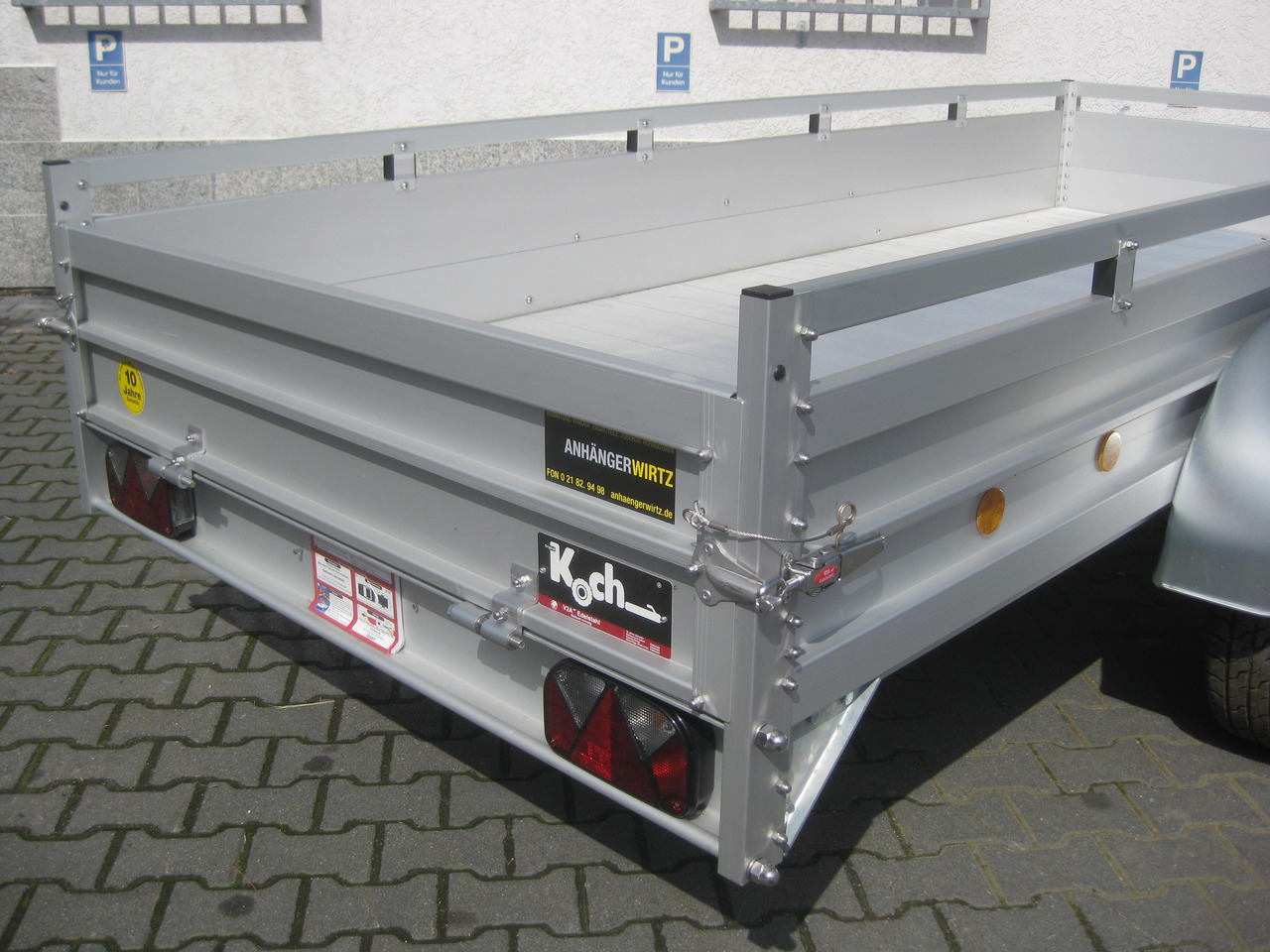 PKW Anhänger Koch Aluline+ 350x150x44cm ALUBODEN (L) 2600kg - Remolque de coche: foto 4 PKW Anhänger Koch Aluline+ 350x150x44cm ALUBODEN (L) 2600kg - Remolque de coche: foto 4