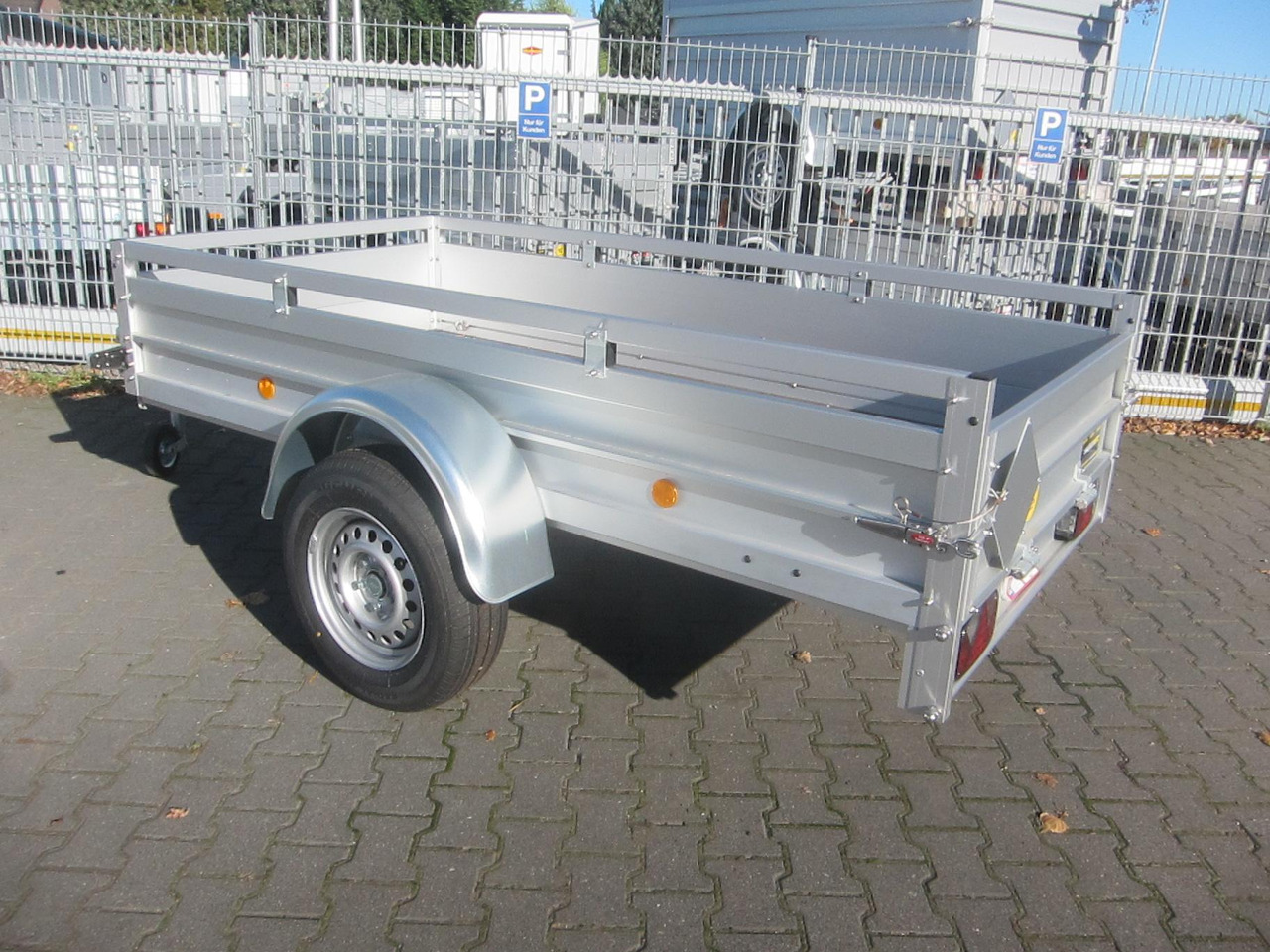 PKW Anhänger Koch Aluline 4.13 250x125x44cm (S) 1300kg 100 km/H Online Aktion Modell 2024 - Remolque de coche: foto 3 PKW Anhänger Koch Aluline 4.13 250x125x44cm (S) 1300kg 100 km/H Online Aktion Modell 2024 - Remolque de coche: foto 3