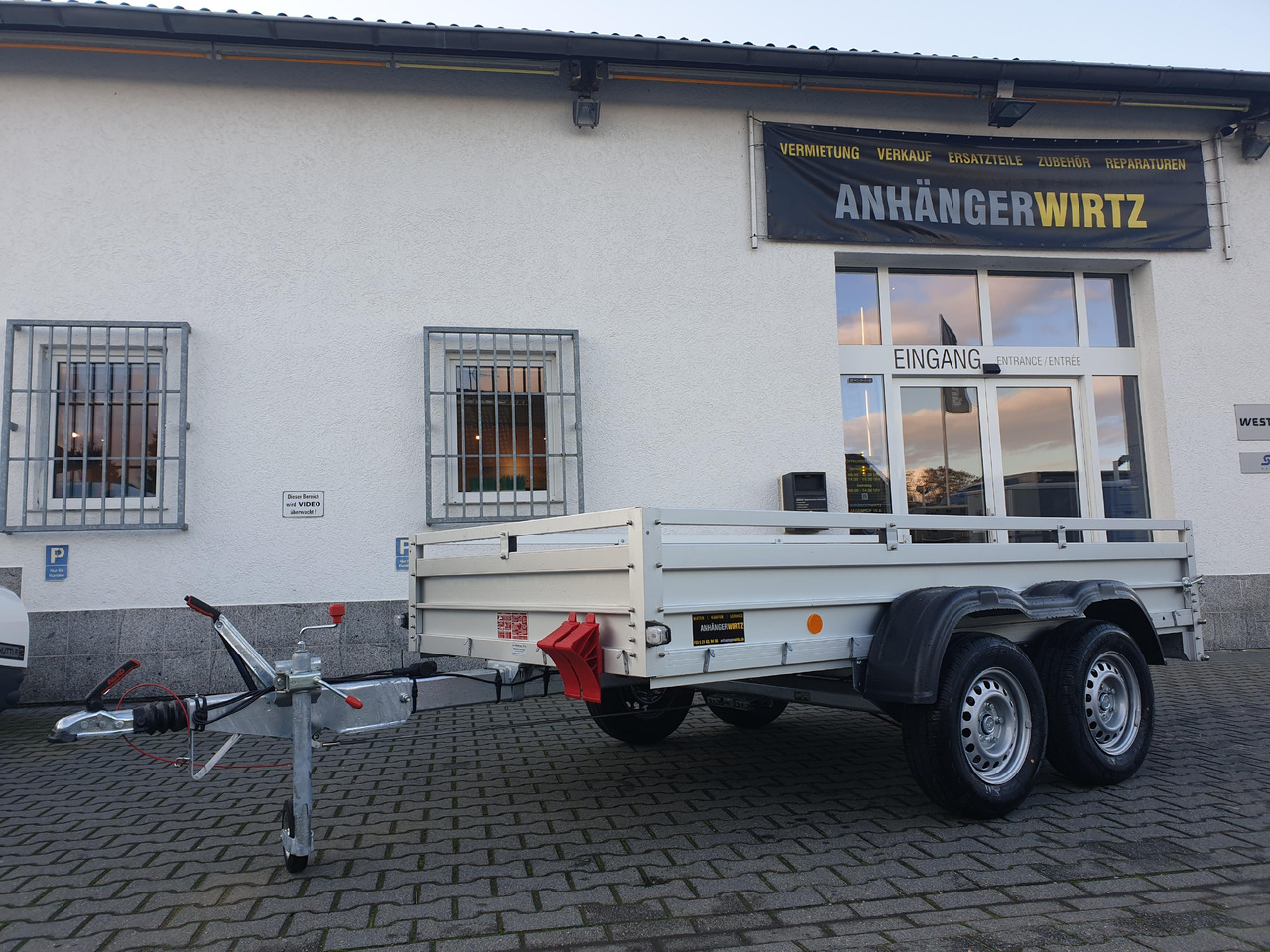 PKW Anhänger Koch Aluline 7.20 150.300.20 Hobbyline 300x150x44cm (M) 2000kg - Remolque plataforma/ Caja abierta: foto 1 PKW Anhänger Koch Aluline 7.20 150.300.20 Hobbyline 300x150x44cm (M) 2000kg - Remolque plataforma/ Caja abierta: foto 1