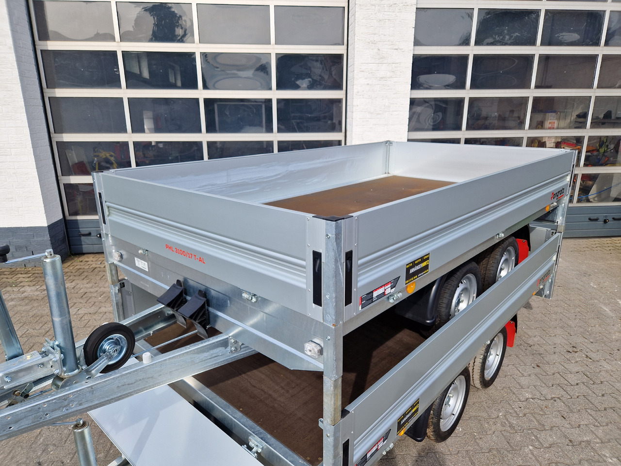 Pongratz Pritschenhochlader PHL 3100/17 T-AL-S 310x170x36cm 13" (M) 2000kg - Remolque plataforma/ Caja abierta: foto 1 Pongratz Pritschenhochlader PHL 3100/17 T-AL-S 310x170x36cm 13" (M) 2000kg - Remolque plataforma/ Caja abierta: foto 1
