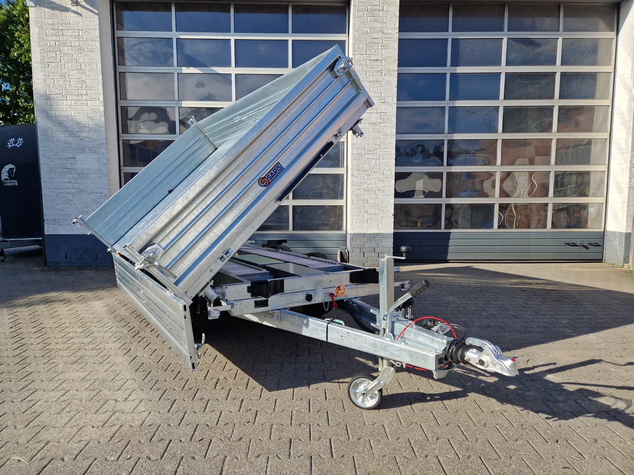 Saris Kipper 3 SKS 310 176 40cm Stahlwände HD elektro Notpumpe Alurampen Stützen 3000kg 100km/H - Remolque volquete: foto 2 Saris Kipper 3 SKS 310 176 40cm Stahlwände HD elektro Notpumpe Alurampen Stützen 3000kg 100km/H - Remolque volquete: foto 2