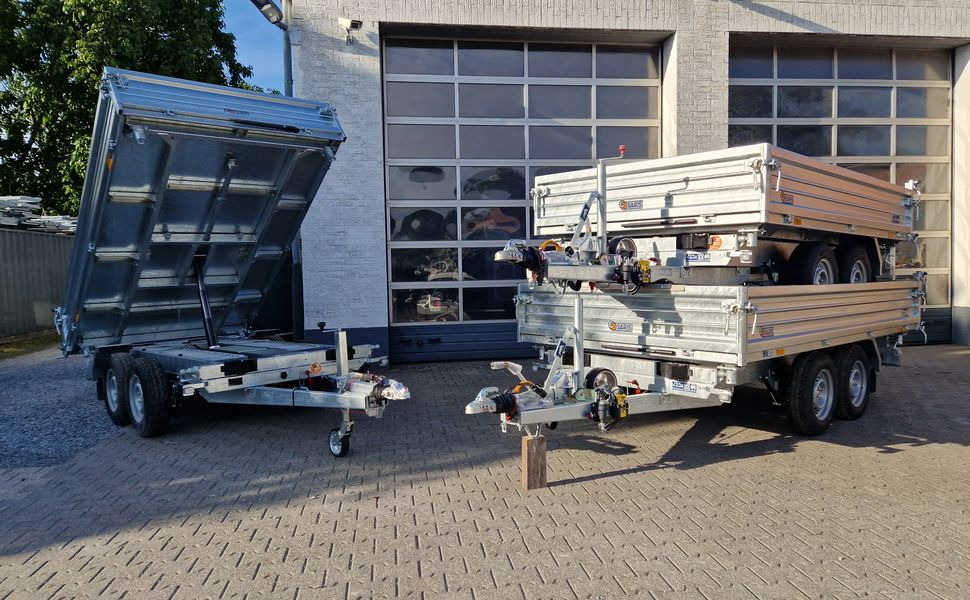 Saris Kipper 3 SKS 360 176 40cm Stahlwände HD elektro Notpumpe Alurampen Stützen 3500kg 100km/H - Remolque volquete: foto 1 Saris Kipper 3 SKS 360 176 40cm Stahlwände HD elektro Notpumpe Alurampen Stützen 3500kg 100km/H - Remolque volquete: foto 1