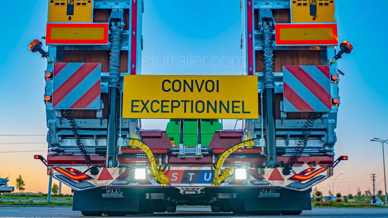 Semirremolque góndola rebajadas nuevo STU 4 Axle Extendable Lowbed Trailer: foto 12 Semirremolque góndola rebajadas nuevo STU 4 Axle Extendable Lowbed Trailer: foto 12