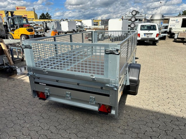 Brenderup 2300S Stahl 1,3 to. mit Laubgitter kippbar KV, 3010x1530x400mm - Remolque de coche: foto 4 Brenderup 2300S Stahl 1,3 to. mit Laubgitter kippbar KV, 3010x1530x400mm - Remolque de coche: foto 4