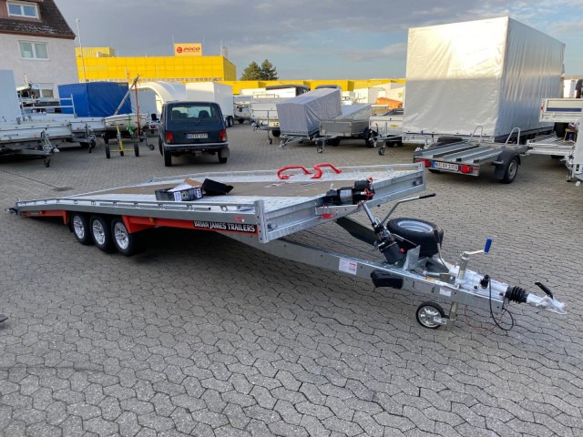 Brian James T6 Transporter, 230-6553, 5500 x 2220 mm, 3,5 to. kippbar mit Auffahrrampe - Remolque portavehículos: foto 1 Brian James T6 Transporter, 230-6553, 5500 x 2220 mm, 3,5 to. kippbar mit Auffahrrampe - Remolque portavehículos: foto 1