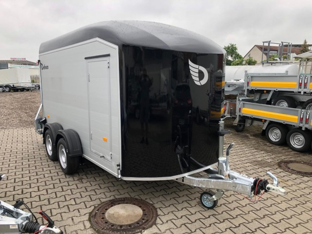 Cheval Liberte Debon Roadster 700 Alu + Türe 2600 kg, 100 km/h, 375x180x202cm - Remolque caja cerrada: foto 1 Cheval Liberte Debon Roadster 700 Alu + Türe 2600 kg, 100 km/h, 375x180x202cm - Remolque caja cerrada: foto 1