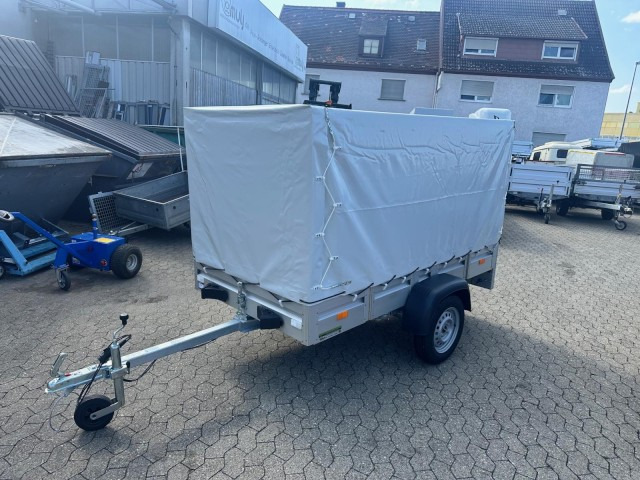 Faltos Pureline Vorteilsaktion, Hochplane 750 kg, 2420 x 1420 x 300 mm - Remolque de coche: foto 1 Faltos Pureline Vorteilsaktion, Hochplane 750 kg, 2420 x 1420 x 300 mm - Remolque de coche: foto 1