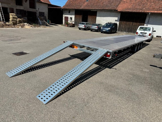 Niewiadow BR3 14A 35A35V, 9000 x 2100 mm, 3,5 to. - Remolque portavehículos: foto 2 Niewiadow BR3 14A 35A35V, 9000 x 2100 mm, 3,5 to. - Remolque portavehículos: foto 2