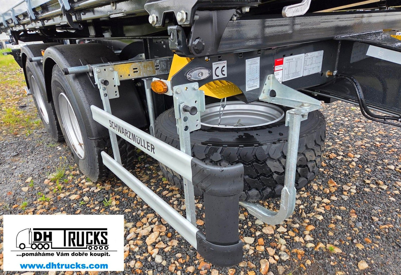 Schwarzmüller LIFTACHSE/Plane/Zurringe/Ersatzrad/Staukasten - Remolque volquete: foto 5 Schwarzmüller LIFTACHSE/Plane/Zurringe/Ersatzrad/Staukasten - Remolque volquete: foto 5