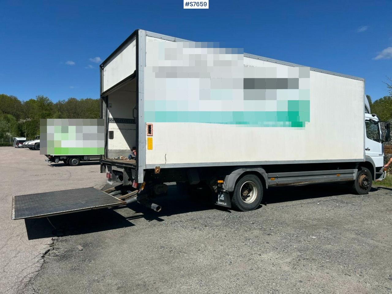 Camión caja cerrada Box Truck Mercedes Benz Atego 1223, See videos: foto 13