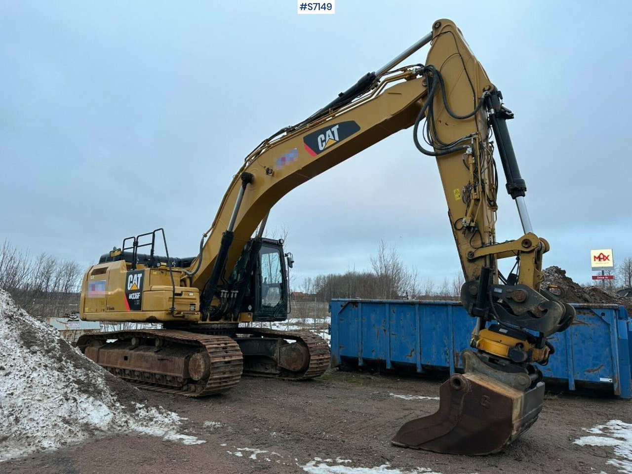 Excavator Cat 336F LXE with rotor - Excavadora: foto 1 Excavator Cat 336F LXE with rotor - Excavadora: foto 1