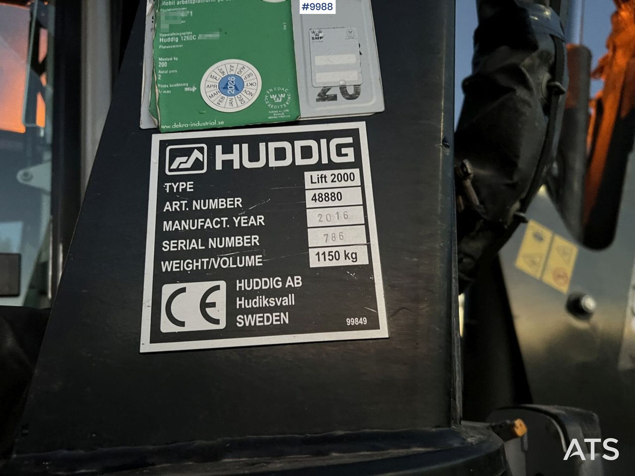 Retroexcavadora HUDDIG 1260C Grävlastare – Linjeutrustad: foto 11 Retroexcavadora HUDDIG 1260C Grävlastare – Linjeutrustad: foto 11