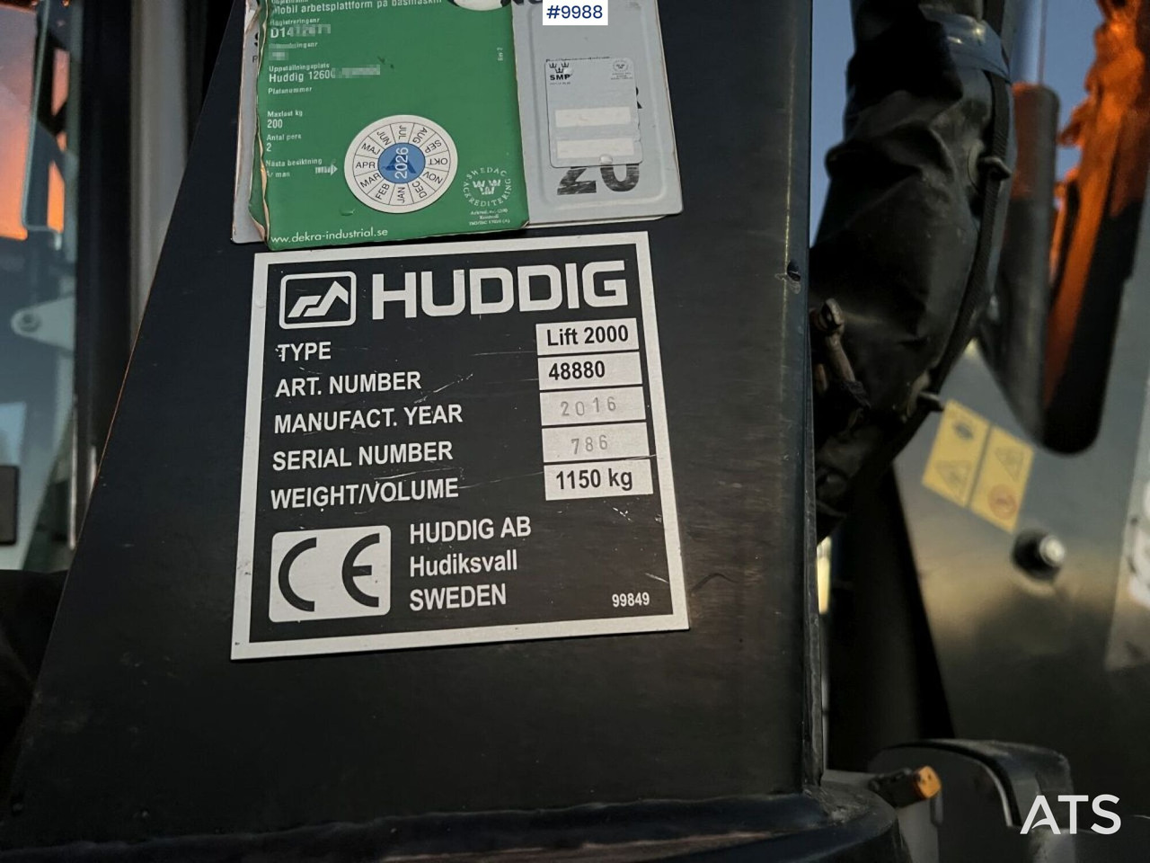 Retroexcavadora HUDDIG 1260C Grävlastare – Linjeutrustad: foto 10 Retroexcavadora HUDDIG 1260C Grävlastare – Linjeutrustad: foto 10