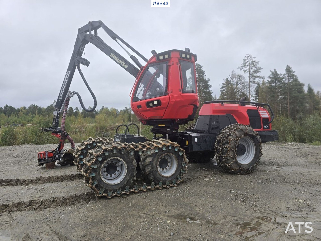Harvester Komatsu XH901-5 - Procesadora forestal: foto 3 Harvester Komatsu XH901-5 - Procesadora forestal: foto 3