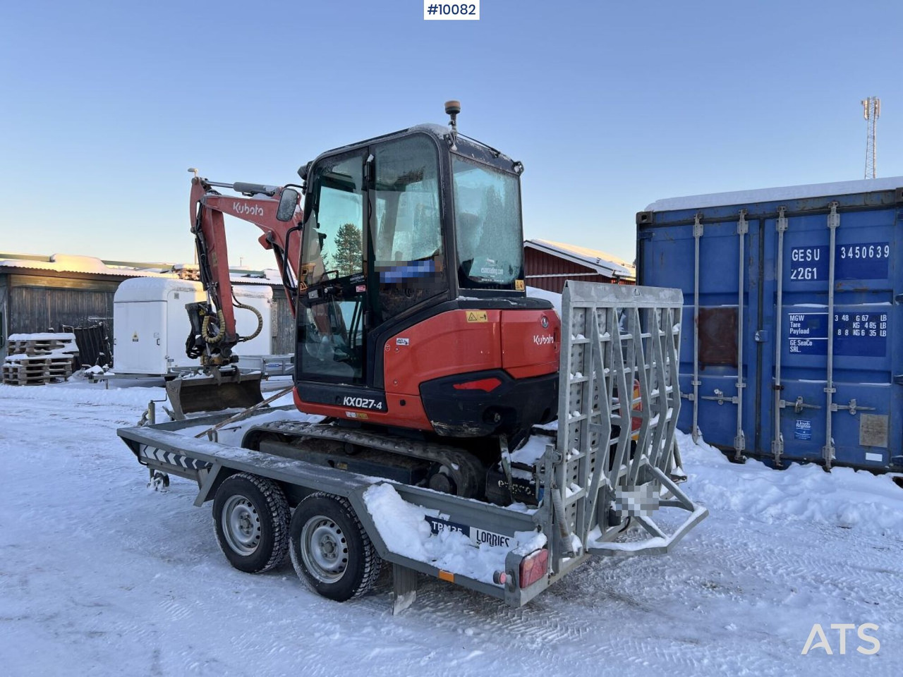 Miniexcavadora Kubota KX027-4 Mini excavator incl trailer: foto 6 Miniexcavadora Kubota KX027-4 Mini excavator incl trailer: foto 6