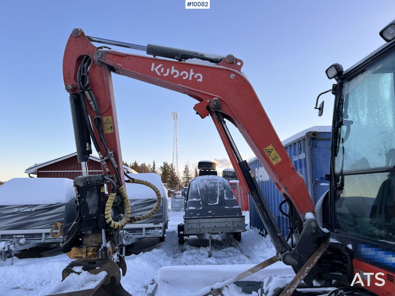 Miniexcavadora Kubota KX027-4 Mini excavator incl trailer: foto 13 Miniexcavadora Kubota KX027-4 Mini excavator incl trailer: foto 13